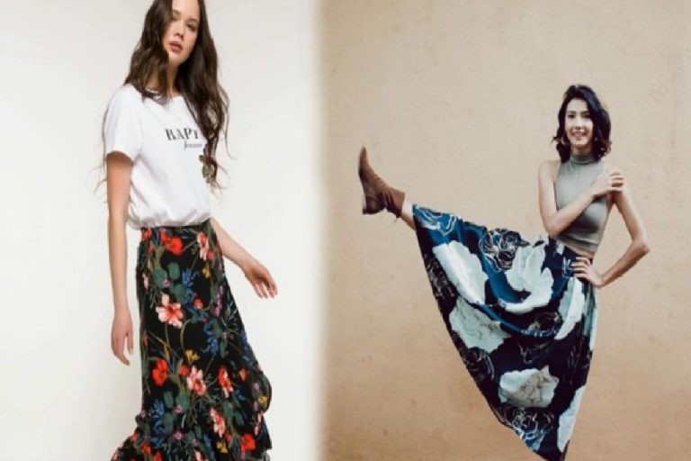 Aybüke Pusat stilinden ilham alın: 2019 sonbahar sezonu çiçek desenli etek modelleri